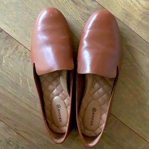 Birdies The Starling Leather Flats Brown Sz 6.5